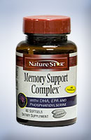 NatureStar MEMORY SUPPORT COMPLEX WITH DHA, EPA AND PHOSPHATIDYLSERINE