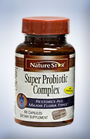 NATURESTAR SUPER PROBIOTIC COMPLEX RETORES ALL MAJOR FLORA TYPES